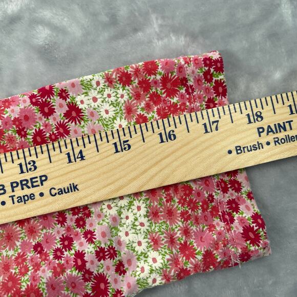 Harolds Top Womens Large Pink Floral Print Scoop Neck Tee Cropped 3/4 Sleeve - Picture 8 of 14